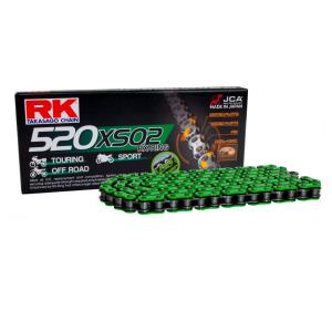 Cadena RK XSO2 color verde división 520